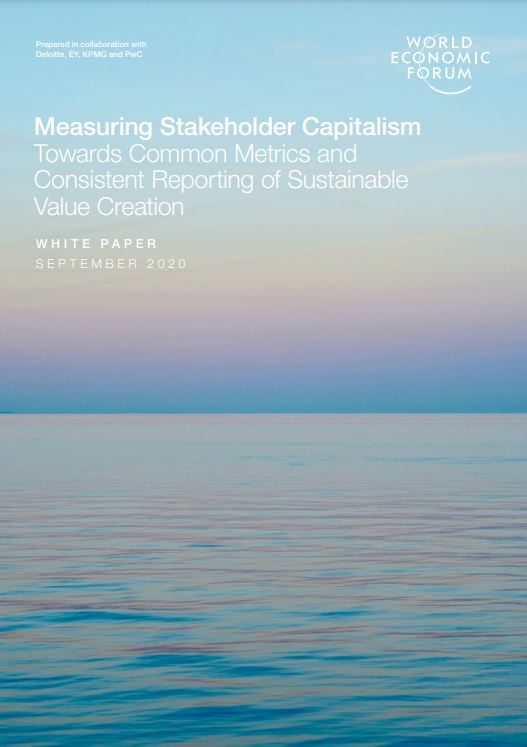 World Economic Forum - Stakeholder Capitalism Metrics